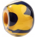 gelb/dunkelblau flower