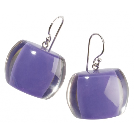 earrings, lavender