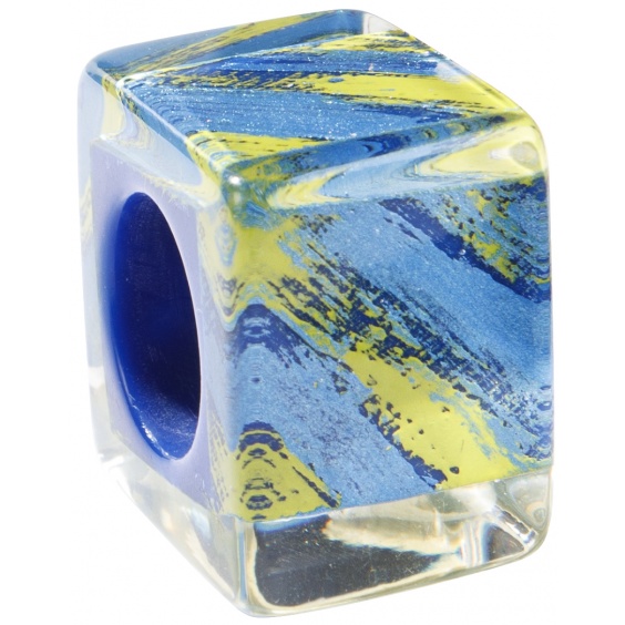 Bliss Stein klein, blau/gelb