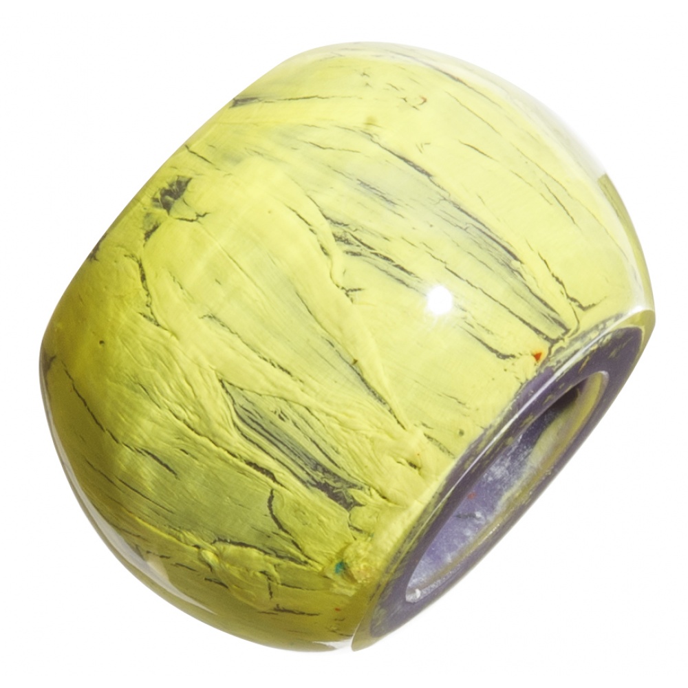 Bliss by Zsiska, Bliss Stone round, yellow/purple