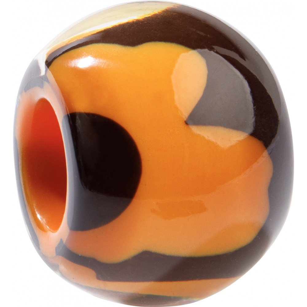 Bliss by Zsiska, Bliss Stein rund, orange/braun flower