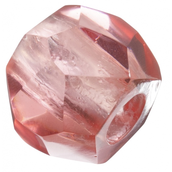Bliss Stein rund, rosa/diamant