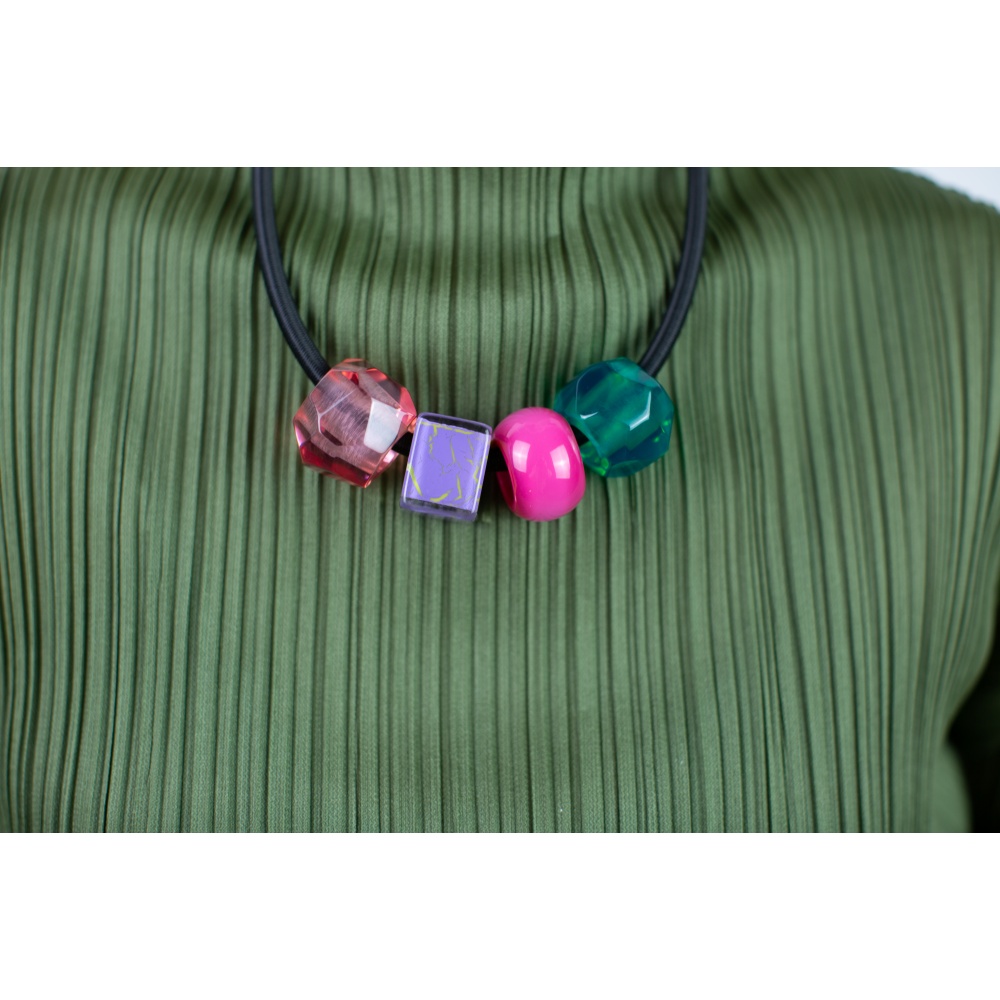 Bliss by Zsiska, Bliss Stein rund, rosa/diamant