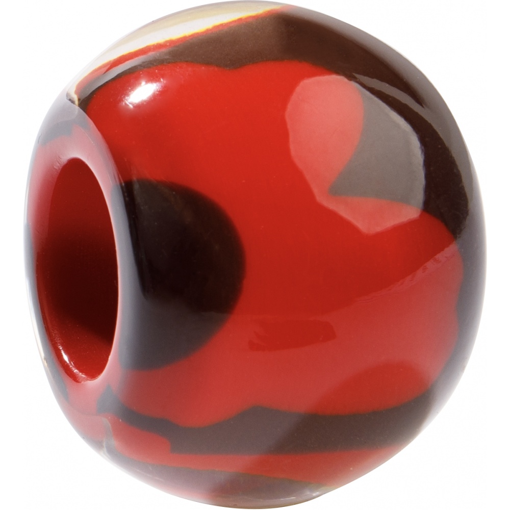 Bliss by Zsiska, Bliss Stein rund, rot/braun flower