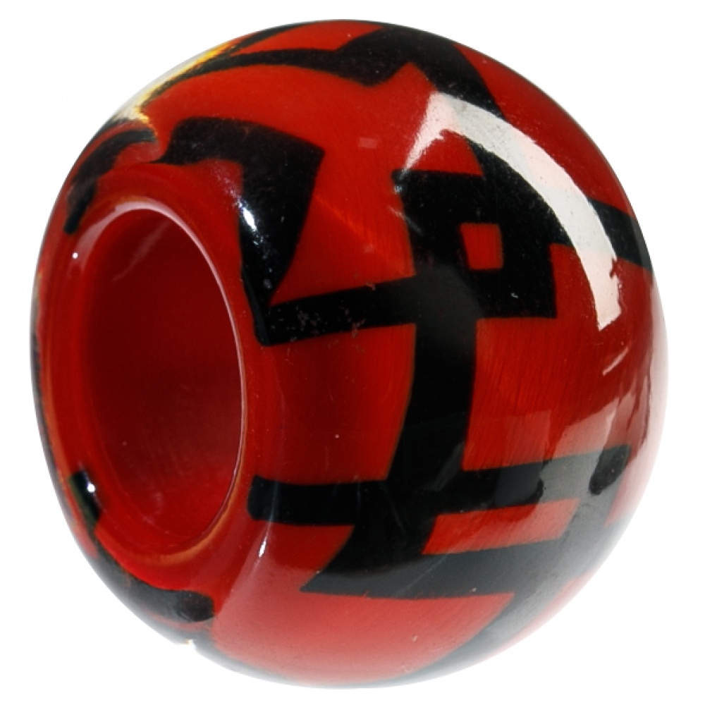 Bliss by Zsiska, Bliss Stein rund, rot/schwarz