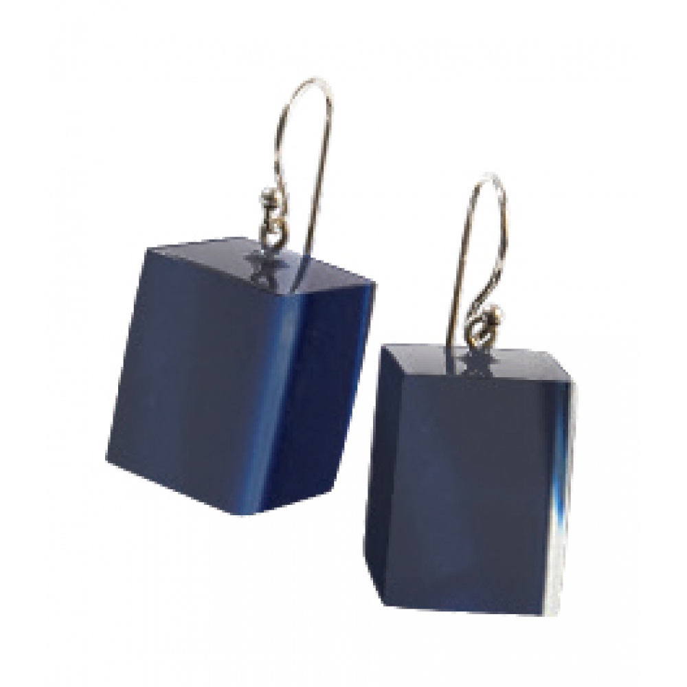 Bliss by Zsiska, Ohrringe cubes, navy