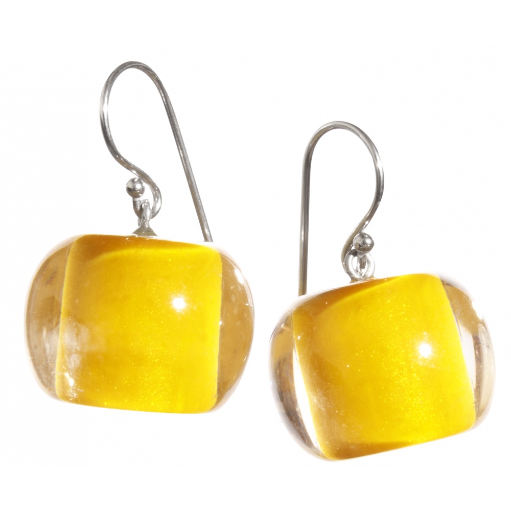 Bliss by Zsiska, Ohrringe, mustard