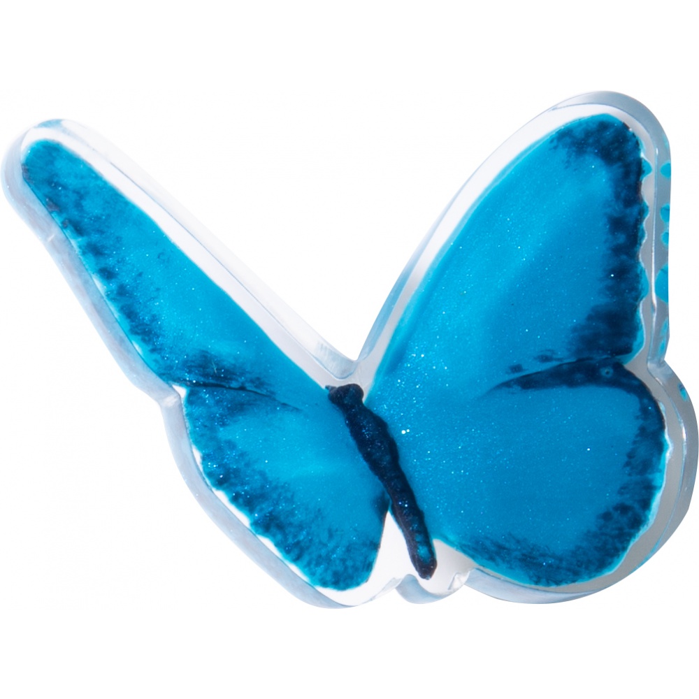 Butterfly by Zsiska, Brosche, blau