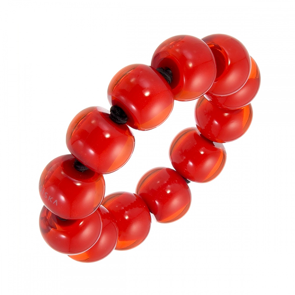COLOURFUL BEADS by Zsiska, Armband, rot