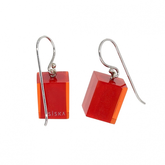 earrings small, red