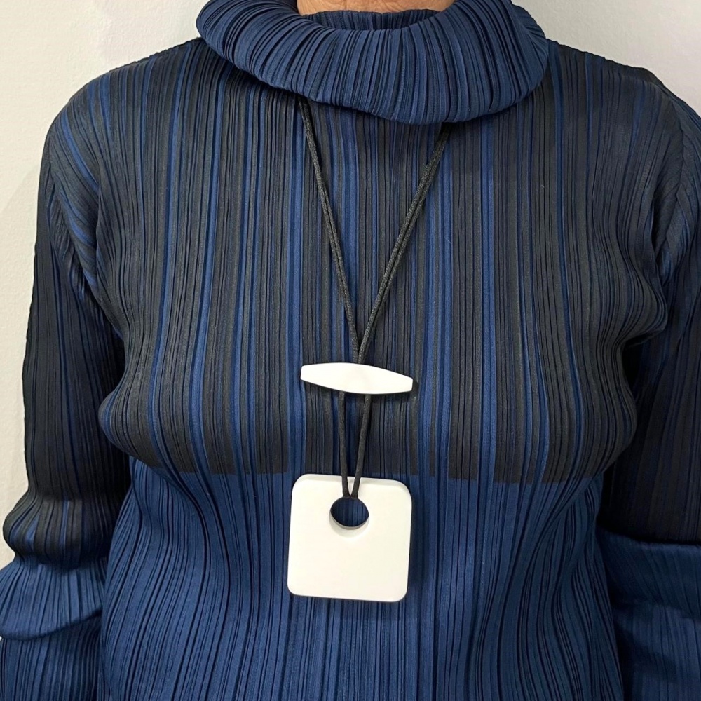 Colourful Statement by Zsiska, Kette, längenverstellbar, weiß