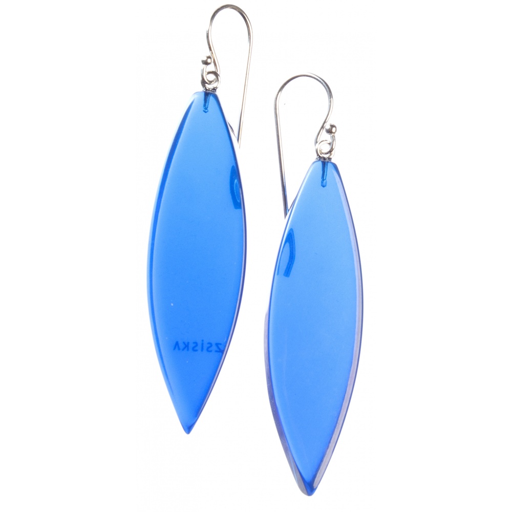 Colourful Statement by Zsiska, Ohrringe, blau/transparent