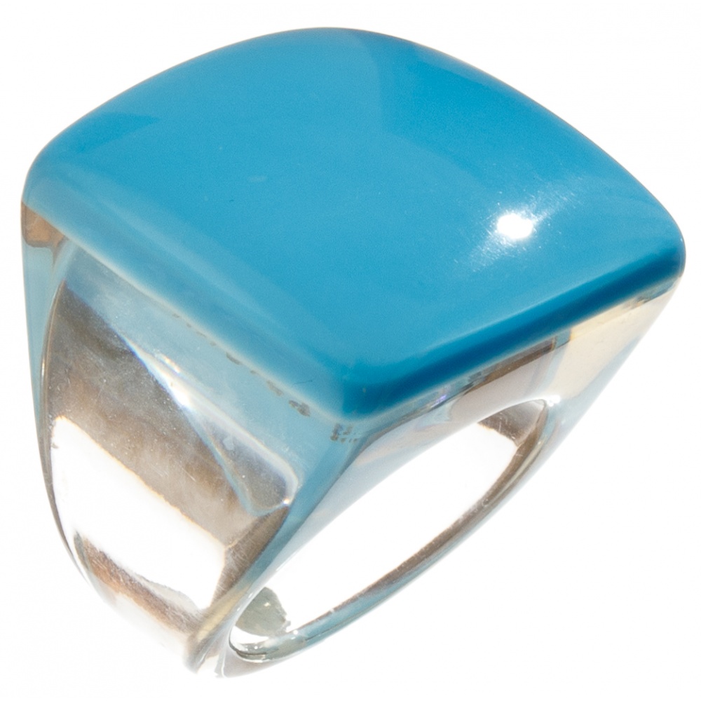 Colourful Statement by Zsiska, Ring, hellblau