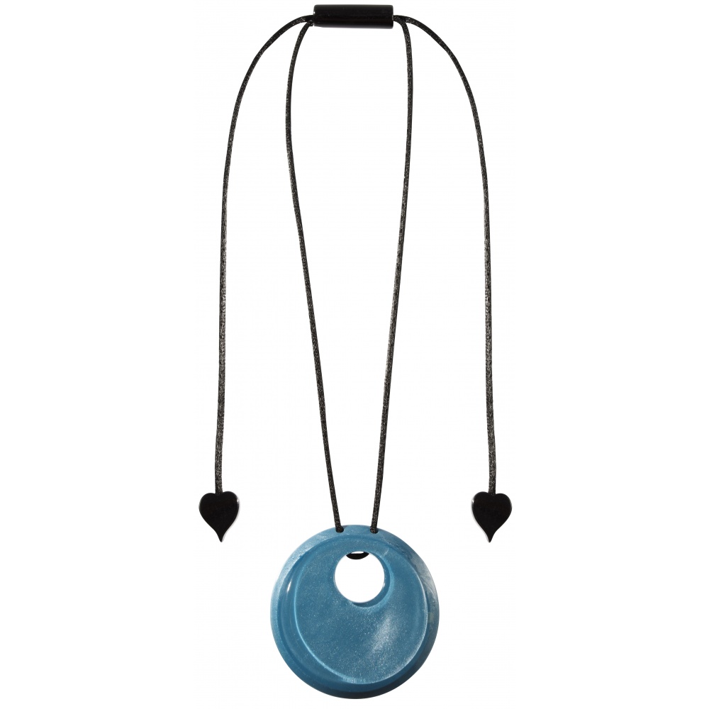 Elle by Zsiska, necklace, adjustable length, turquoise