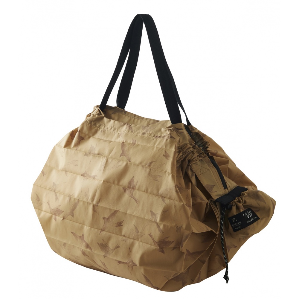 foldable bags by Shupatto, faltbare Tasche L (mit Zip), flying birds
