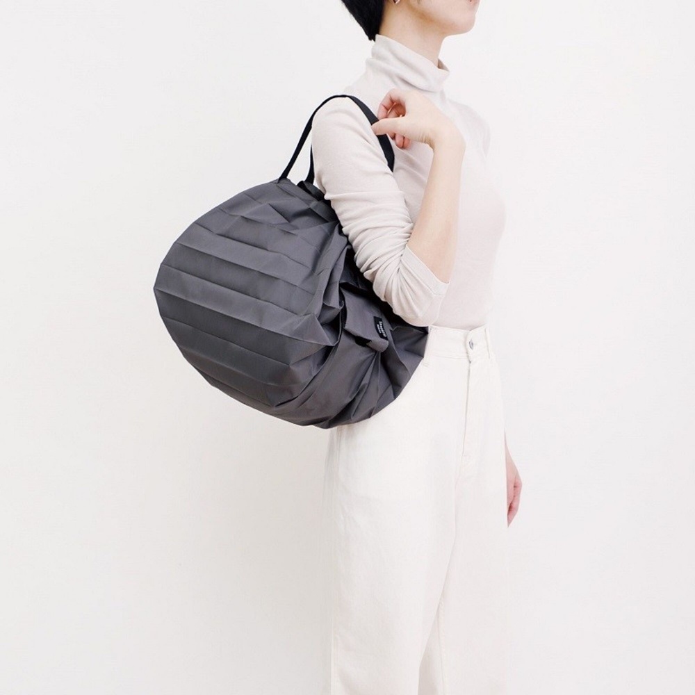 foldable bags by Shupatto, faltbare Tasche M, Charcoal 