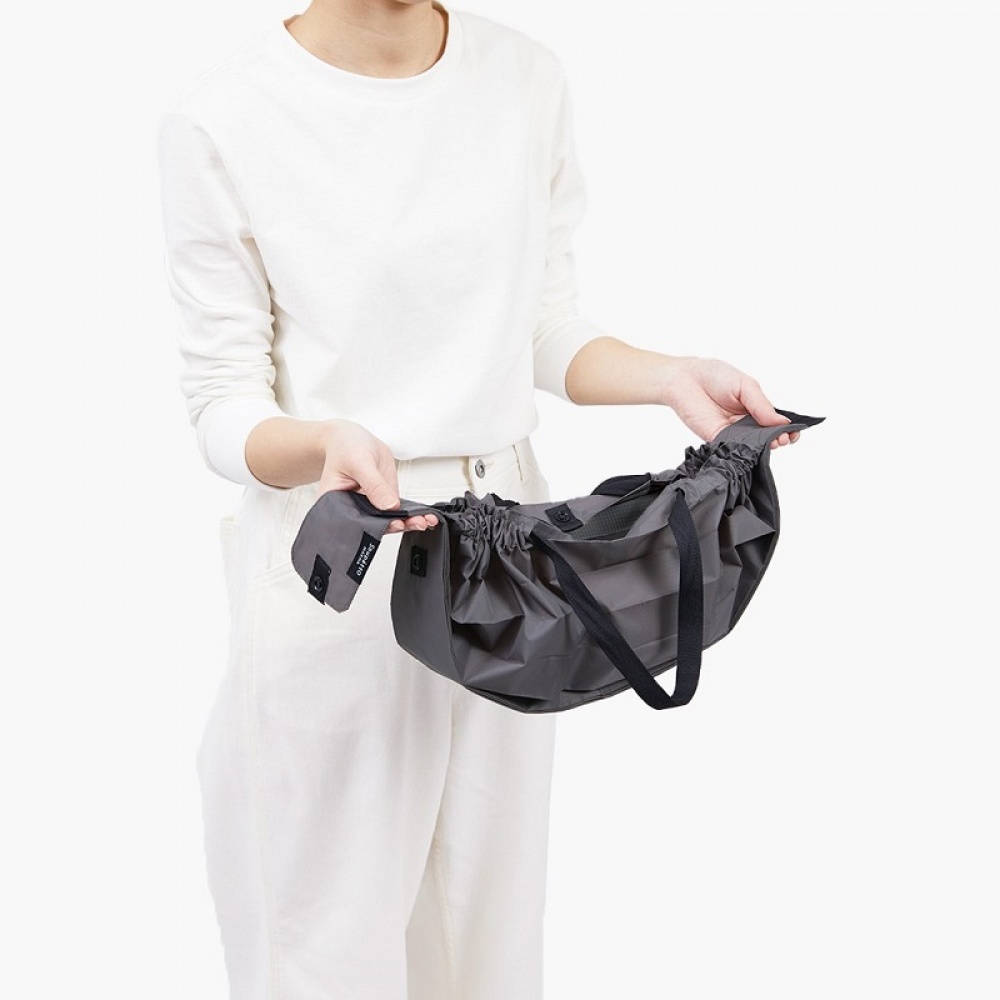 foldable bags by Shupatto, faltbare Tasche M, Charcoal 