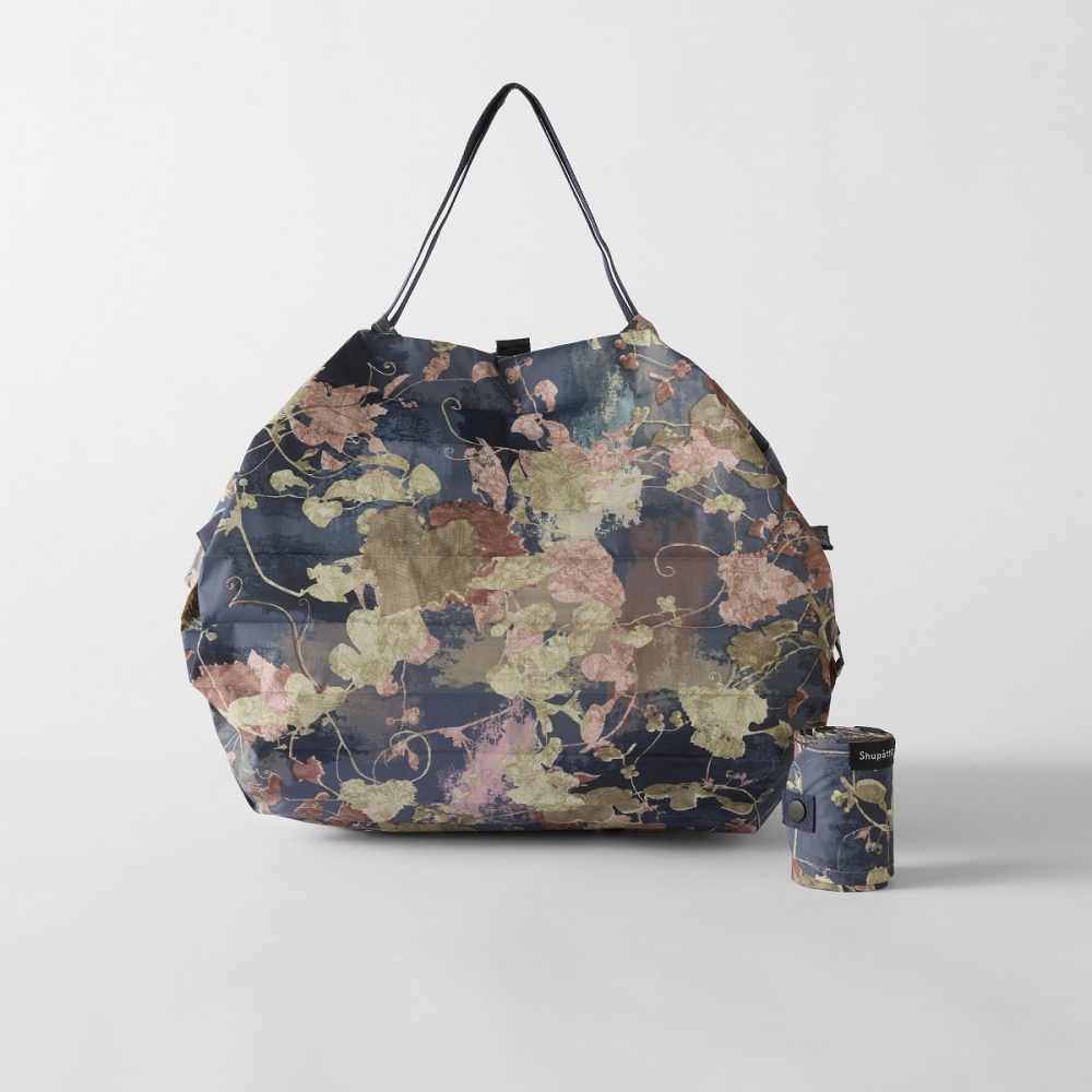 foldable bags by Shupatto, faltbare Tasche M,  Ivy Leaves Recycled 