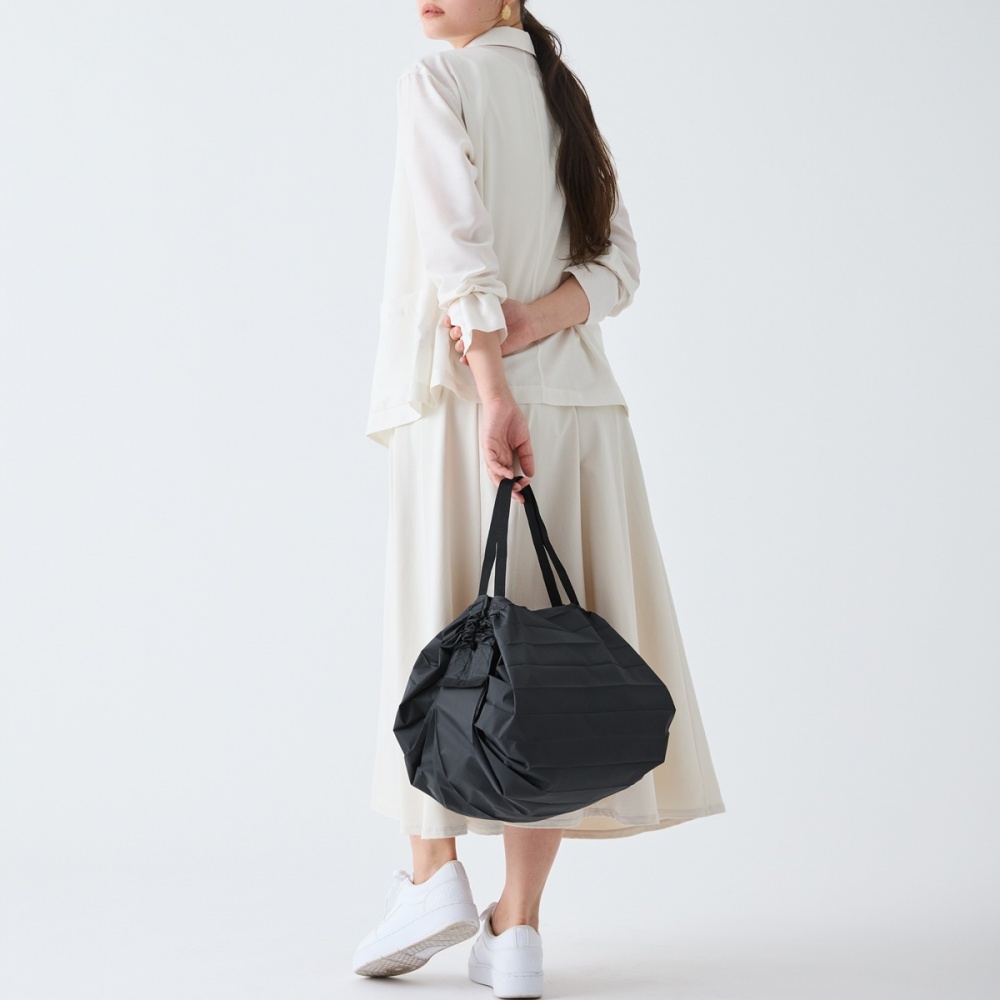 foldable bags by Shupatto, faltbare Tasche M, Jet Black