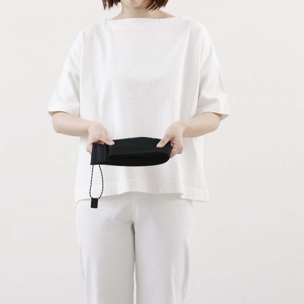 foldable bags by Shupatto, faltbare Tasche ( Mesh Bag ), Black