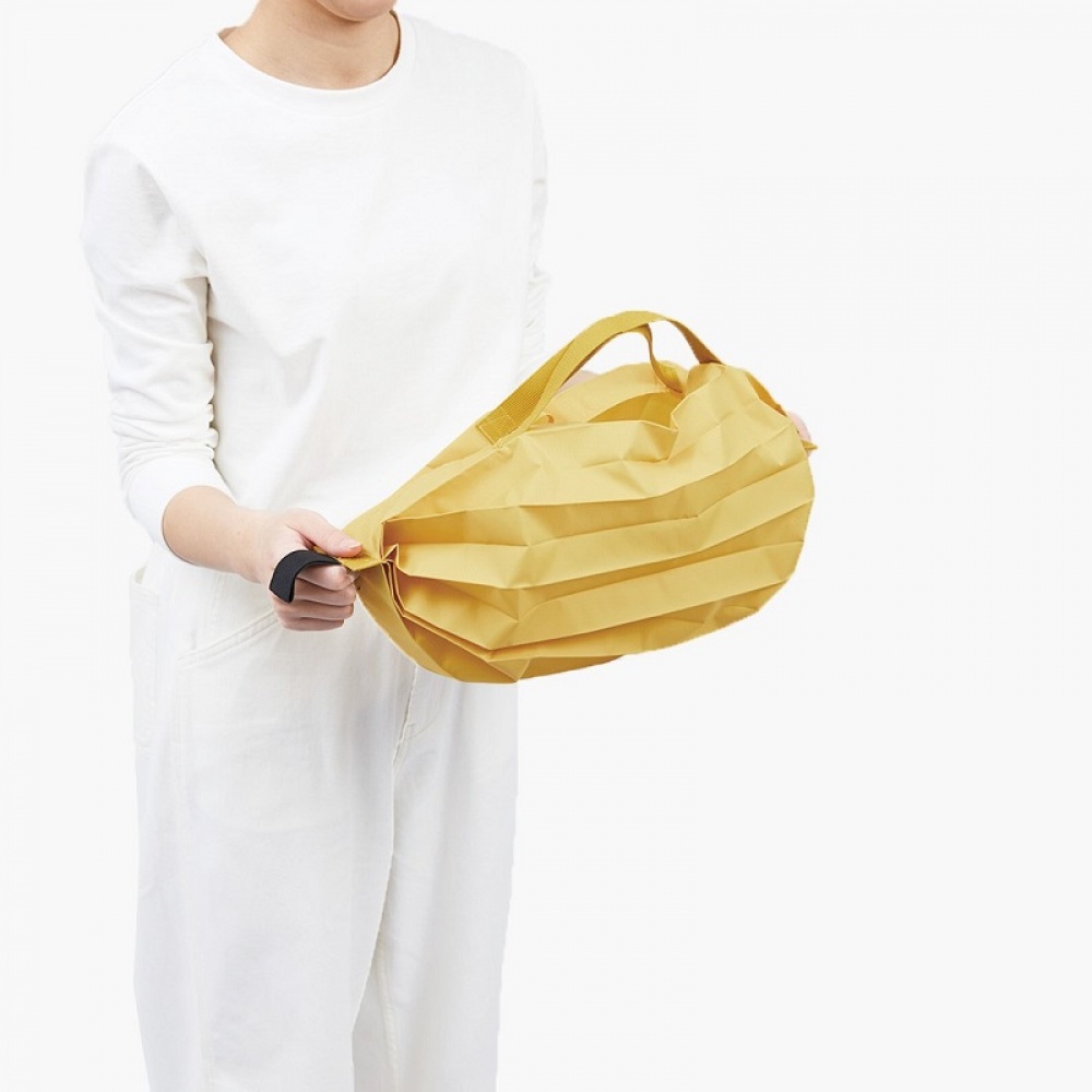 foldable bags by Shupatto, faltbare Tasche S, mustard