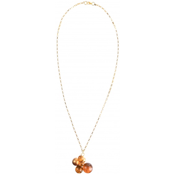 Kette , bronze/tortoiseshell