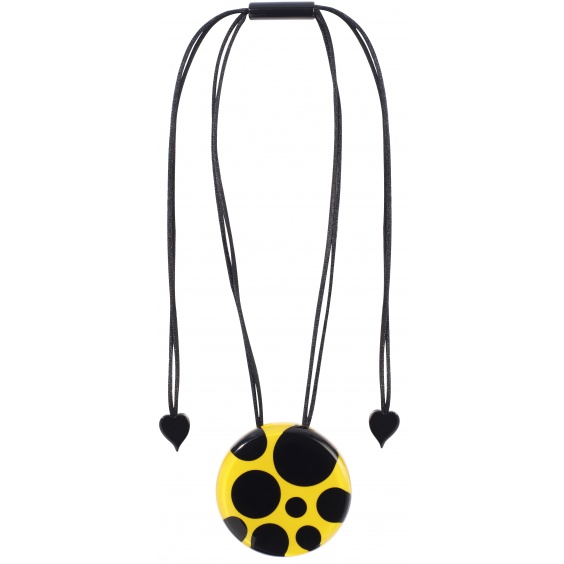 Kette, längenverstellbar, gelb pendant