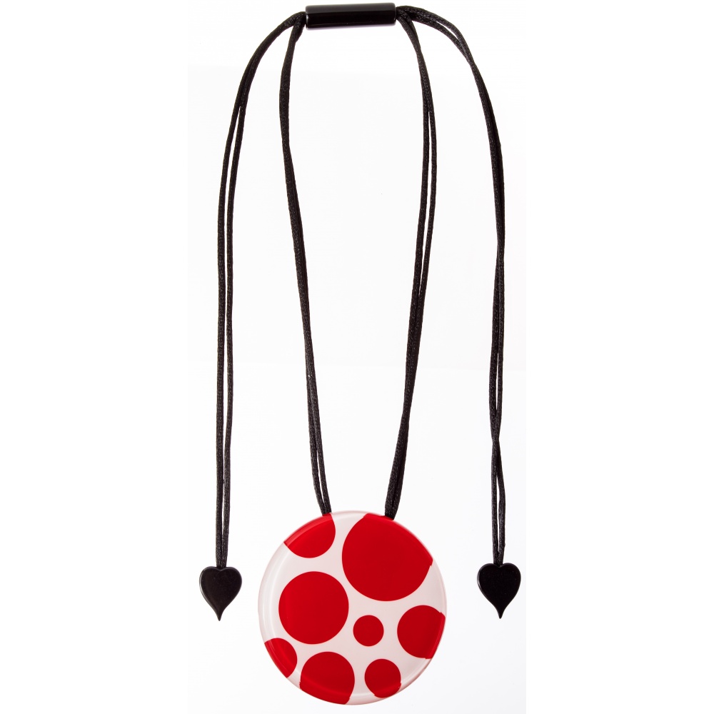 Itsy bitsy by Zsiska, Kette, längenverstellbar, rot pendant
