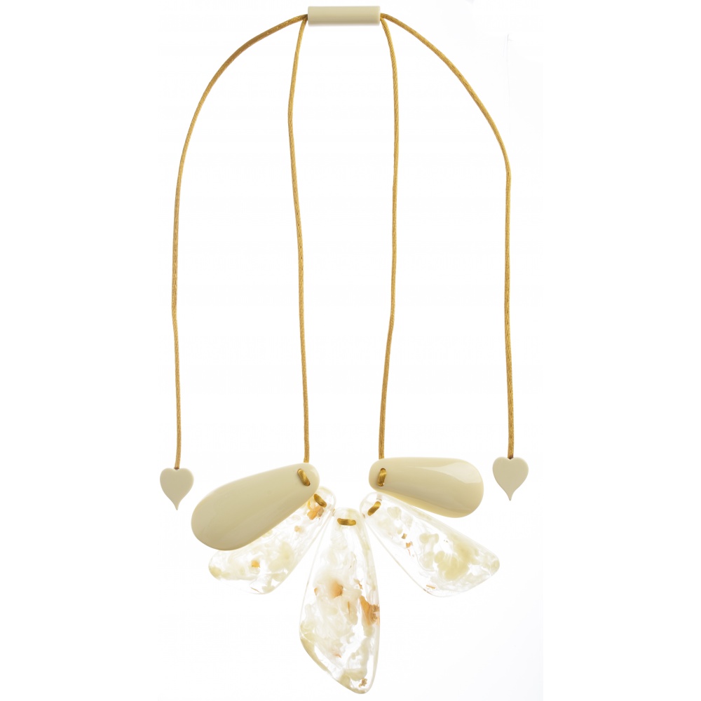 Kamala by Zsiska, Kette, längenverstellbar, cream