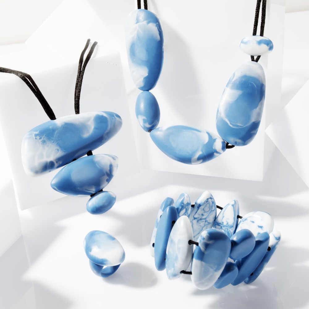 Kamo by Zsiska, Ring, blau