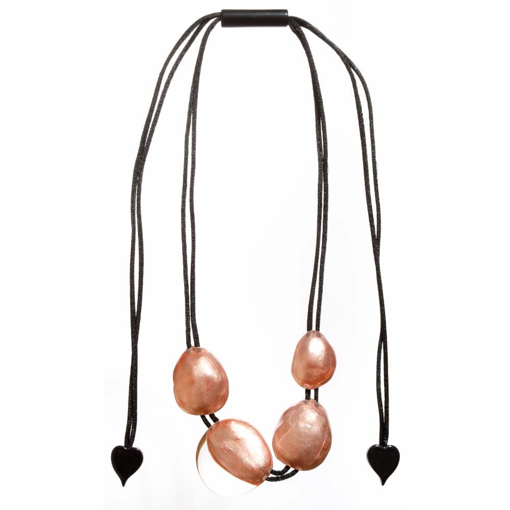 Luxus by Zsiska, Kette, längenverstellbar, rosa