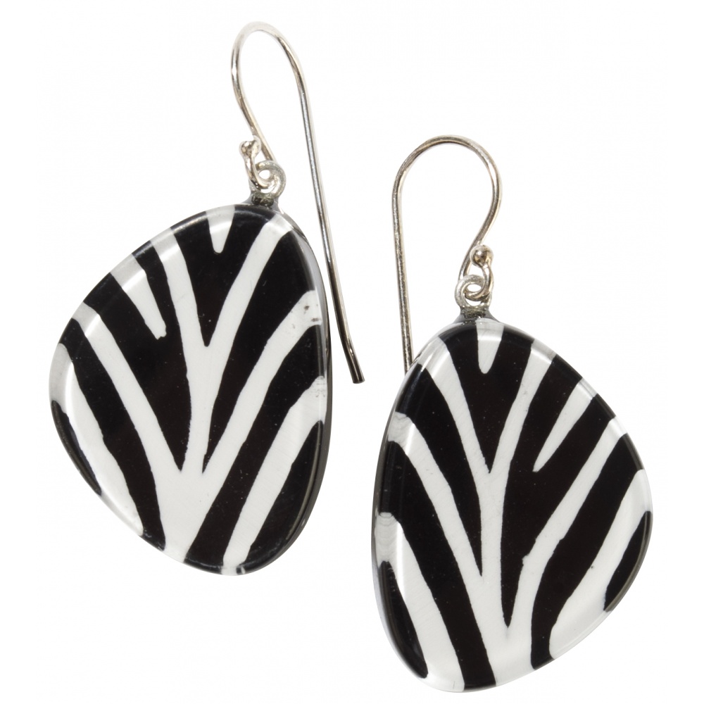 Nali by Zsiska, Ohrringe, schwarz/weiß