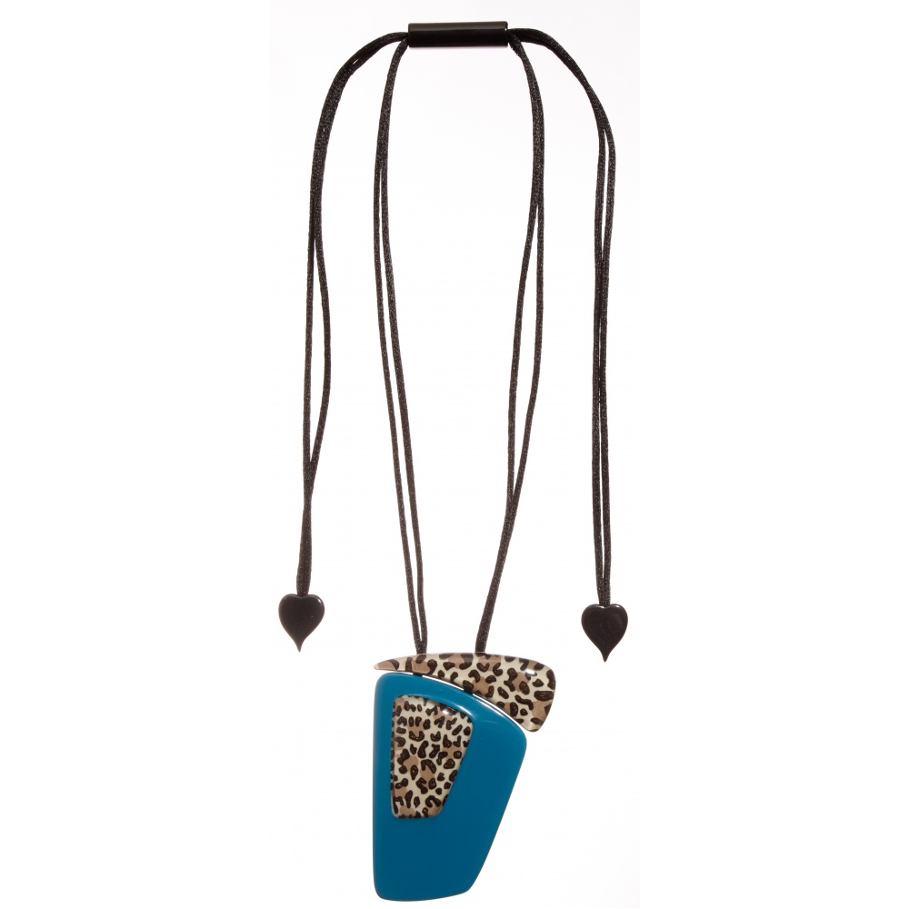 Nina by Zsiska, Kette, längenverstellbar, blau