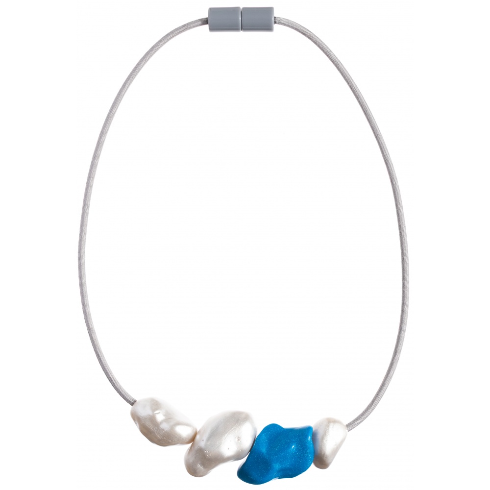 Perla by Zsiska, Kette , blau