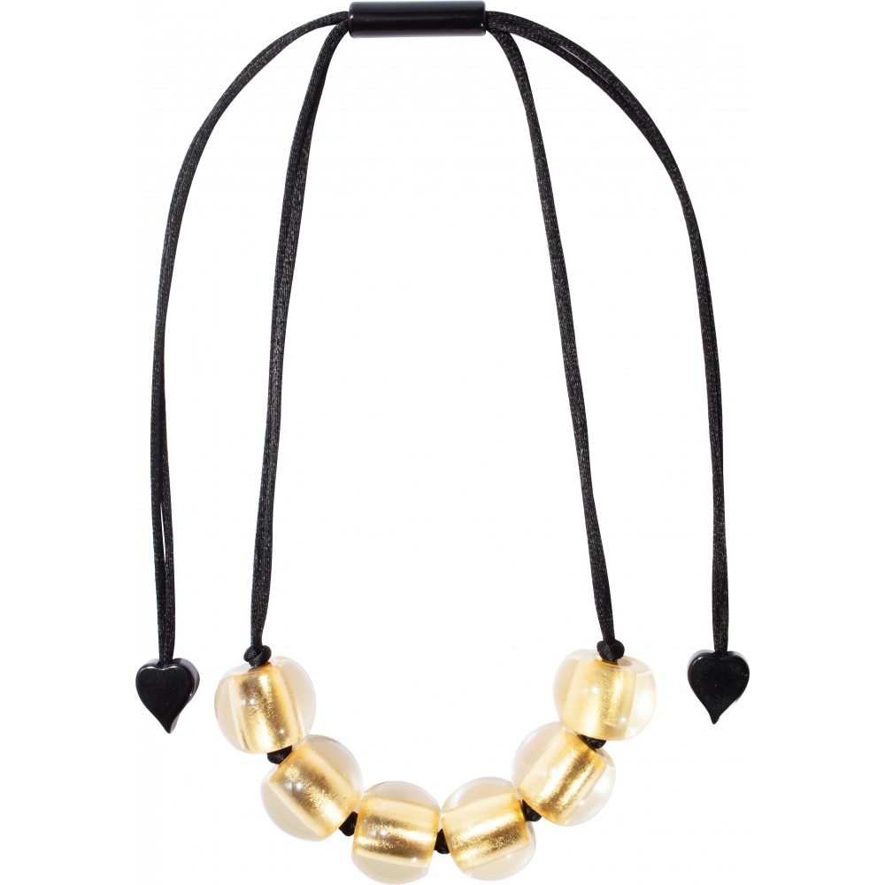 Precious by Zsiska, Kette mit 6 Elementen, längenverstellbar, gold