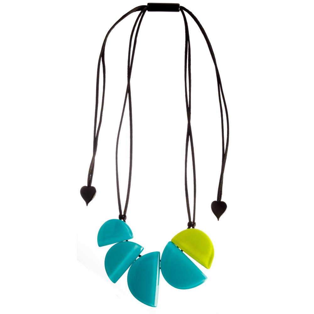 Sienna by Zsiska, Kette, längenverstellbar, türkis