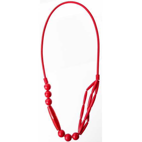 necklace (small), red